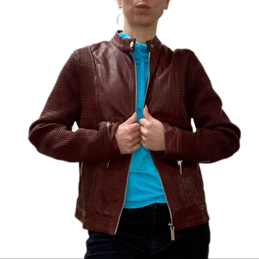 Philosophy Women’s Faux Leather Moto Jacket